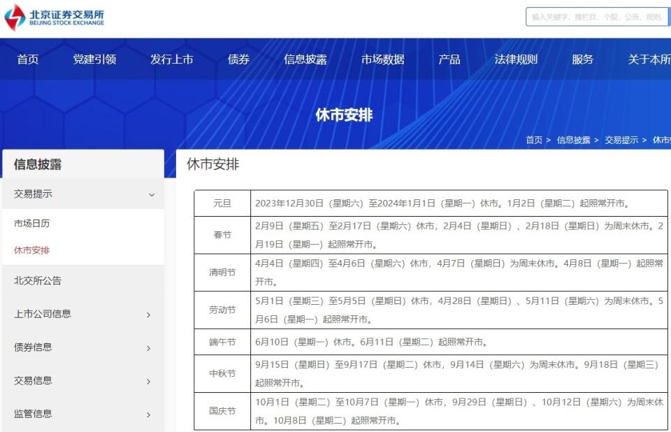 证券市场放假(证券市场放假时间2023)
